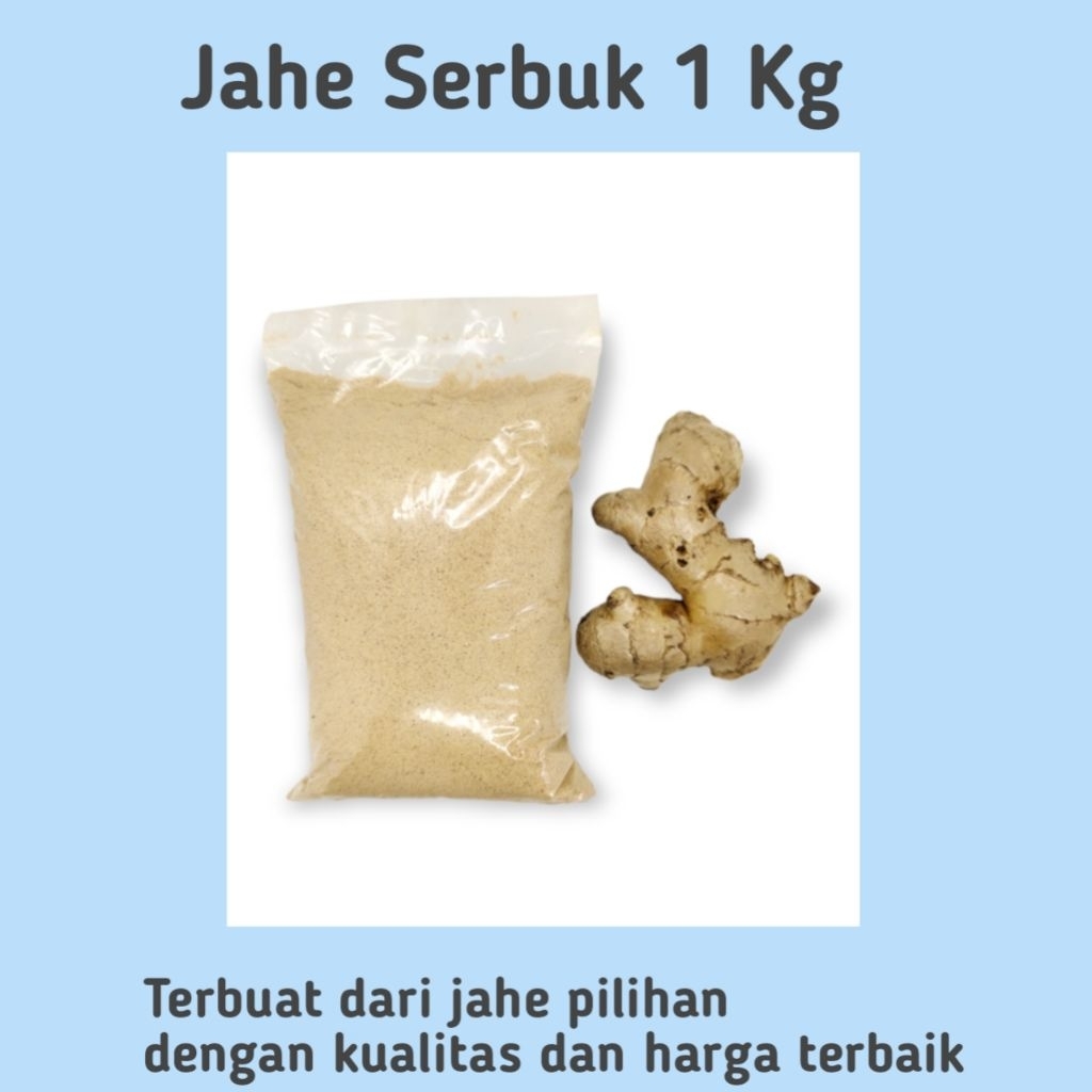 

Jahe Serbuk kemasan 1 kg kualitas premium bisa COD