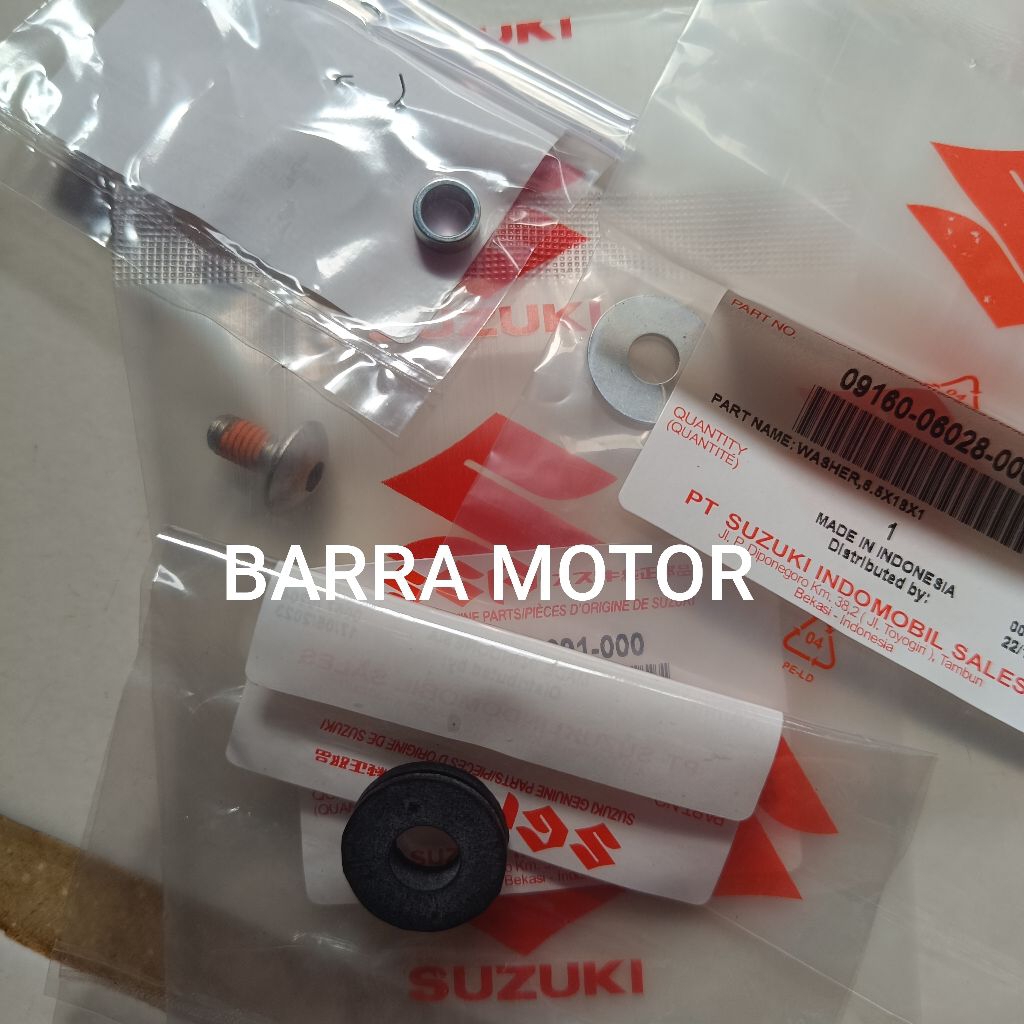 Baut Bosh Karet Ring Tameng Knalpot Satria Fu fi injeksi Original SGP