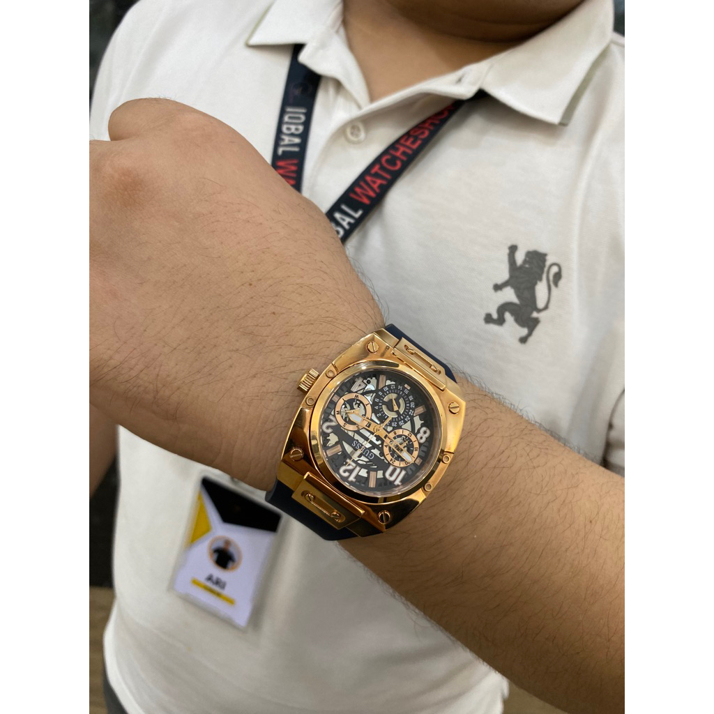 Jam tangan pria Guess GW0569G2 Original Bergaransi Mesin 1 Tahun