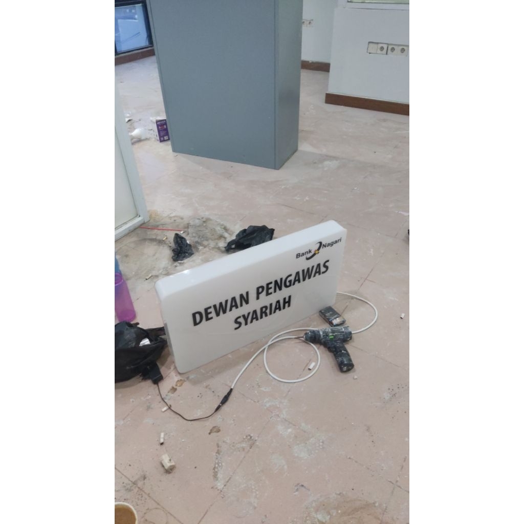 Neon Box  Full Akrilik Lampu Led