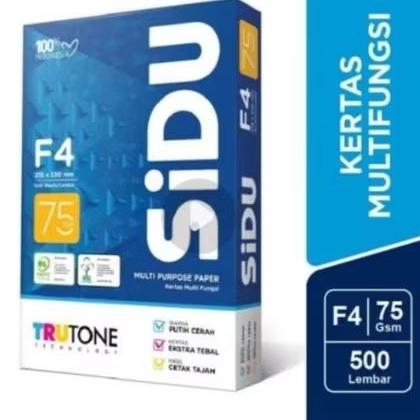 

Kertas Sidu F4 75 gram