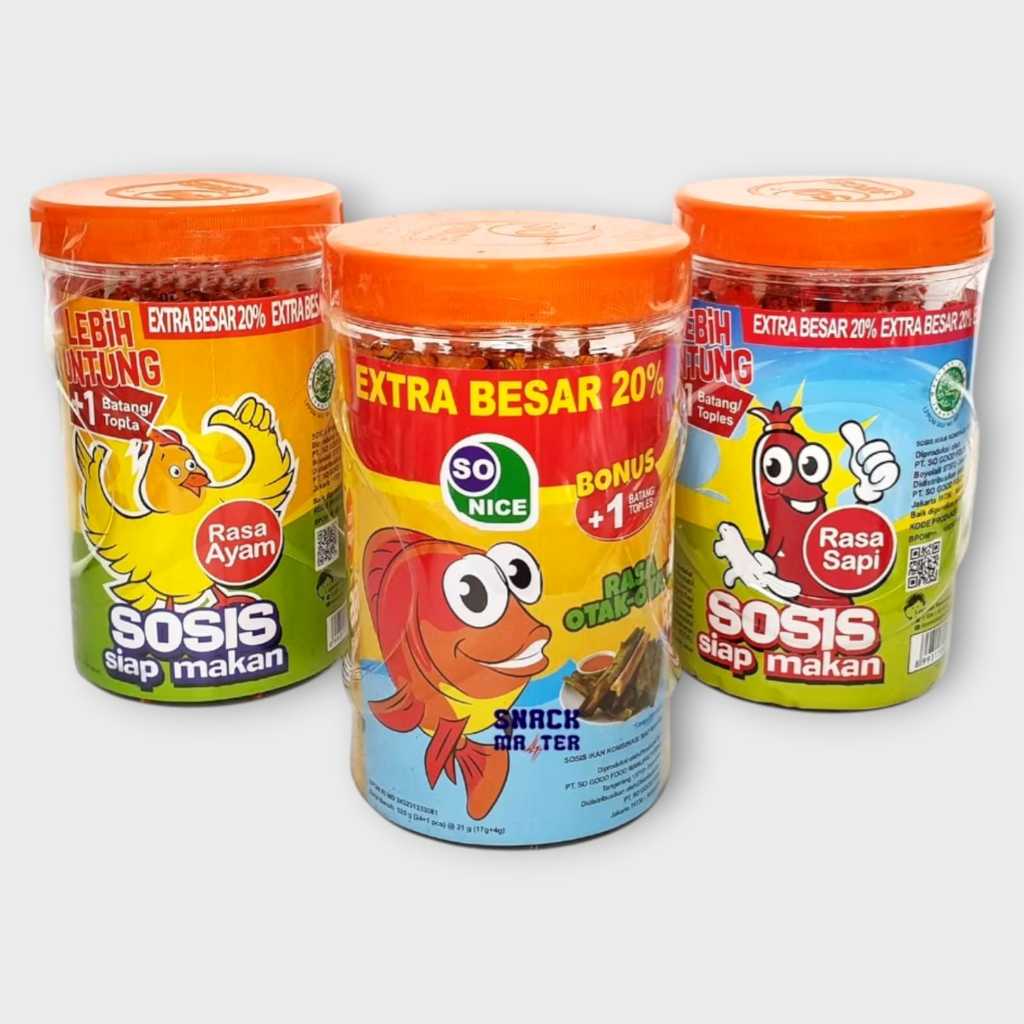 

So Nice Sosis/ Sosis So Nice Siap Makan Ayam Sapi 24pcs