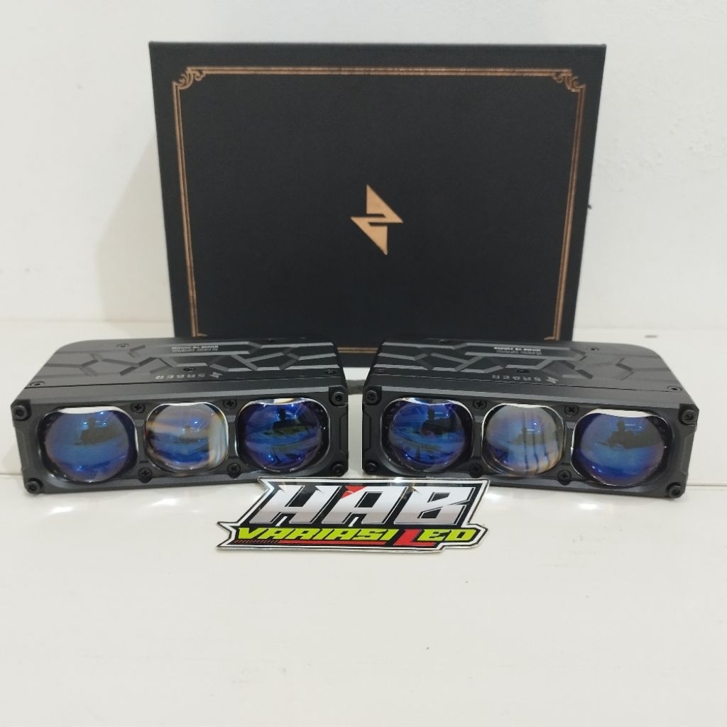 Mini Projie VIRAL Saber SR3 EVO 65W/95W / Saber SR 3 Evo Mini Laser Led / Lampu Sorot SR3 Evo