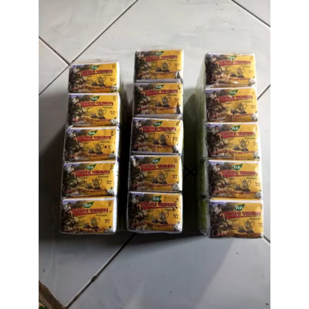 

teh tubruk sepeda gunung daun teh melati 1slop isi 10pcs @40gram