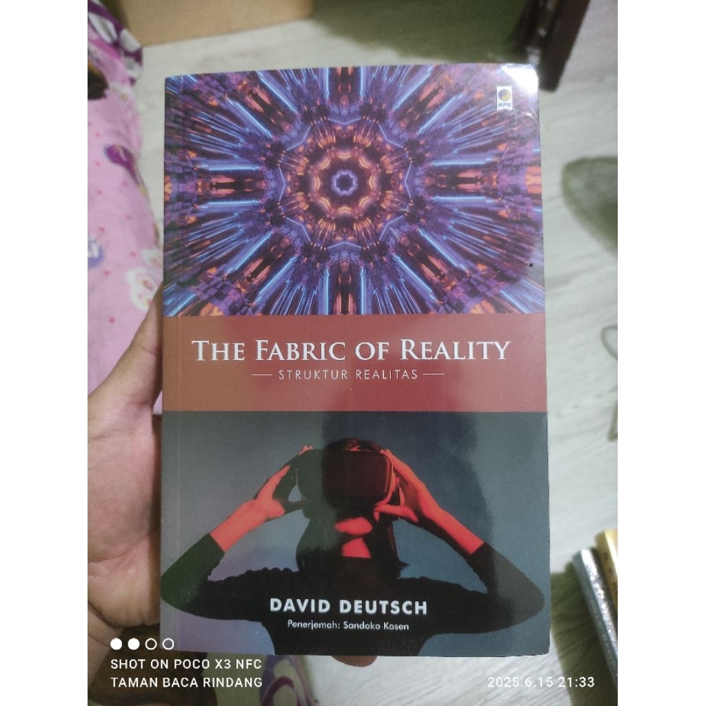 THE FABRIC OF REALITY. STRUKTUR REALITAS. DAVID DEUTSCH. Penerjemah Sandoko Kosen. sains. promo