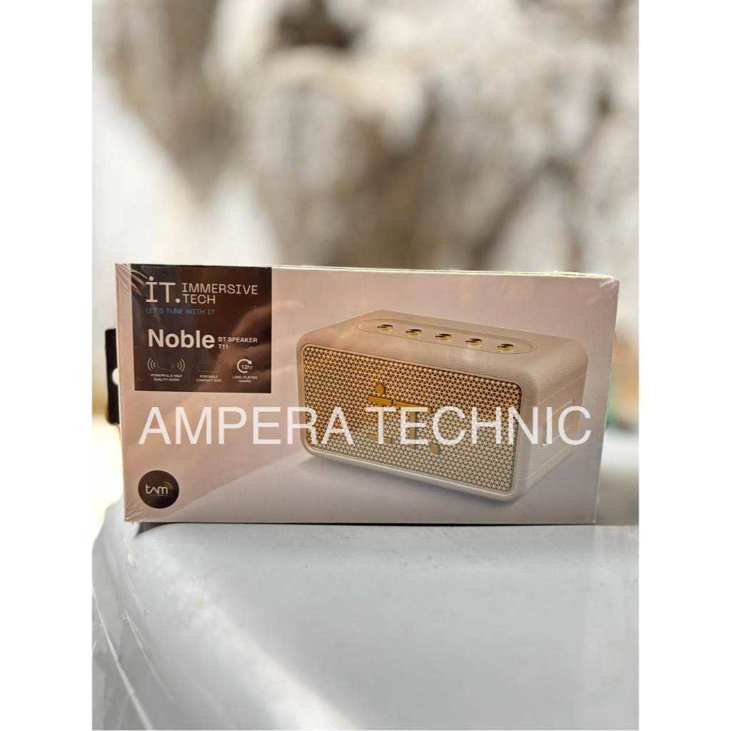 IT T11 Noble Bluetooth Speaker Balance Sound Support Link 2 Devices BT 5.3 20W 12 Jam