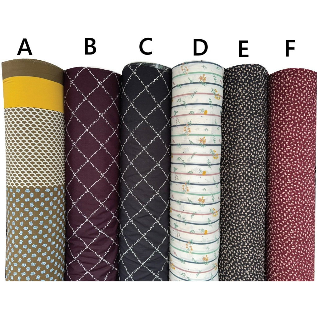 Bahan kain katun rayon viscose premium motif etnik motif rumus motif bunga kecil bunga salur terbaru