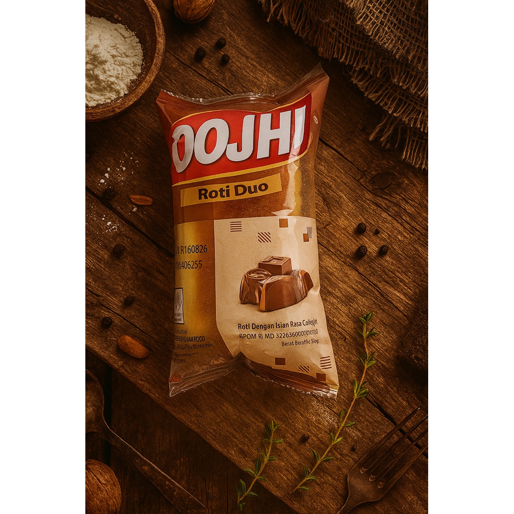 

ROTI OOJHI ROTI DUO ISI COKLAT harga per 1pcs