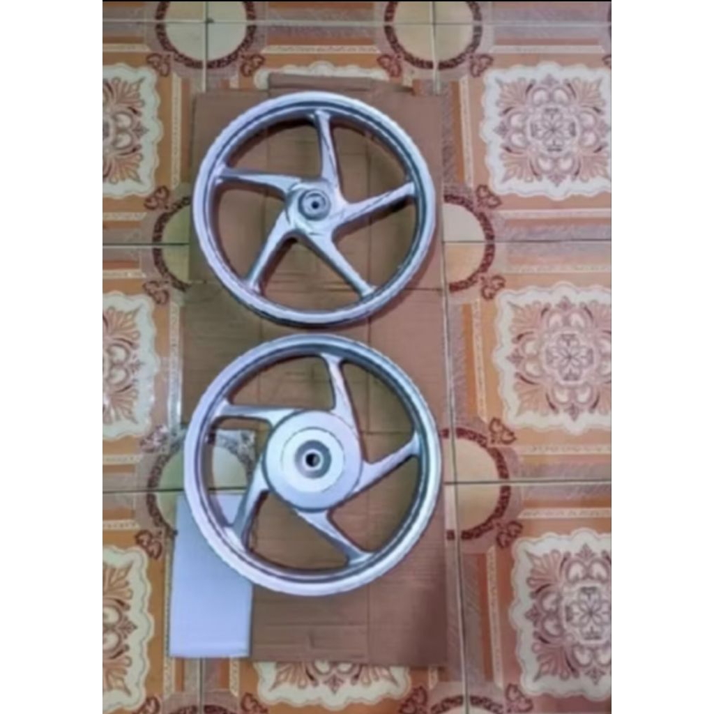 VELG RING 14 1SET DEPAN BELAKANG MOTOR HONDA BEAT FI 2014-2015-2016 PNP BEAT KARBU SCOOPY FI VARIO 1
