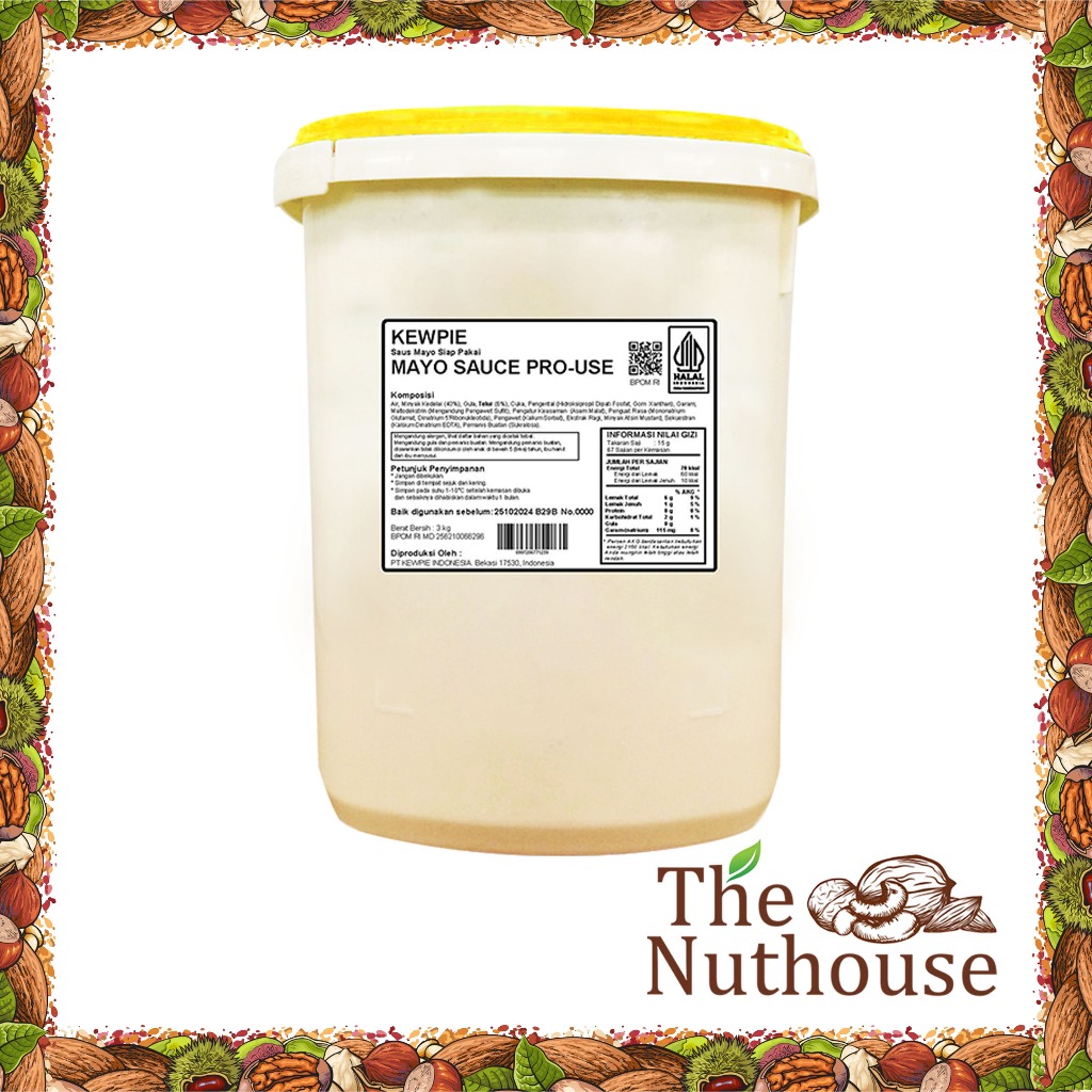 

KEWPIE Mayo Sauce Pro-Use / Mayonaise / Mayonnaise 3kg [HALAL]