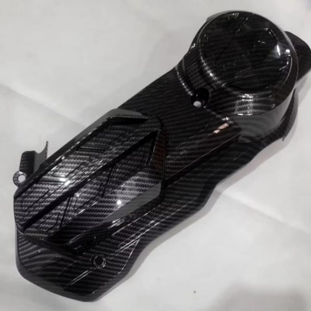 COVER HAWA+CVT NMAX NEW 2020/AEROX NEW CONNETED CARBON KEVLAR ASLI.