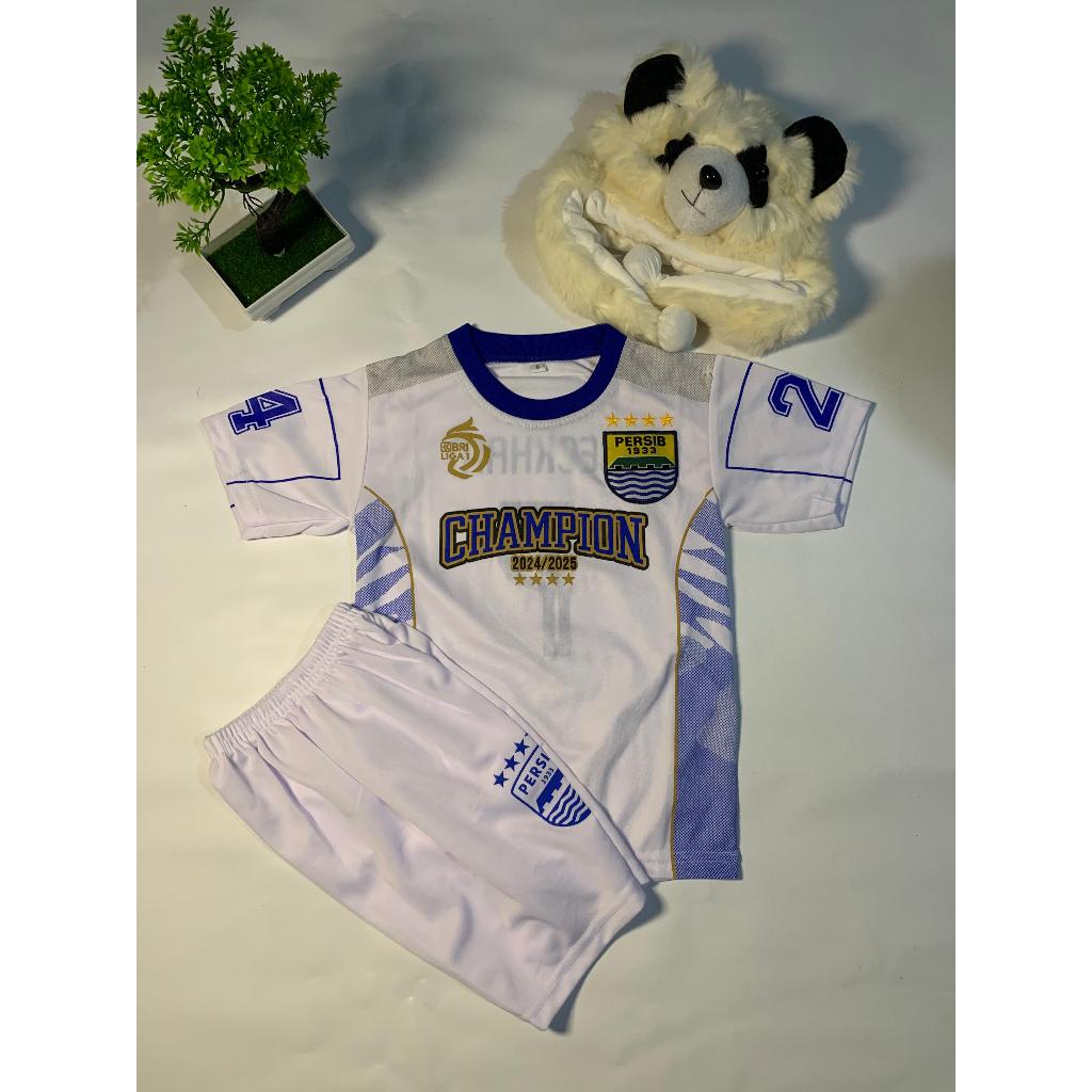 COD setelan baju bola anak terbaru baju bola persib usia 1-14 tahun