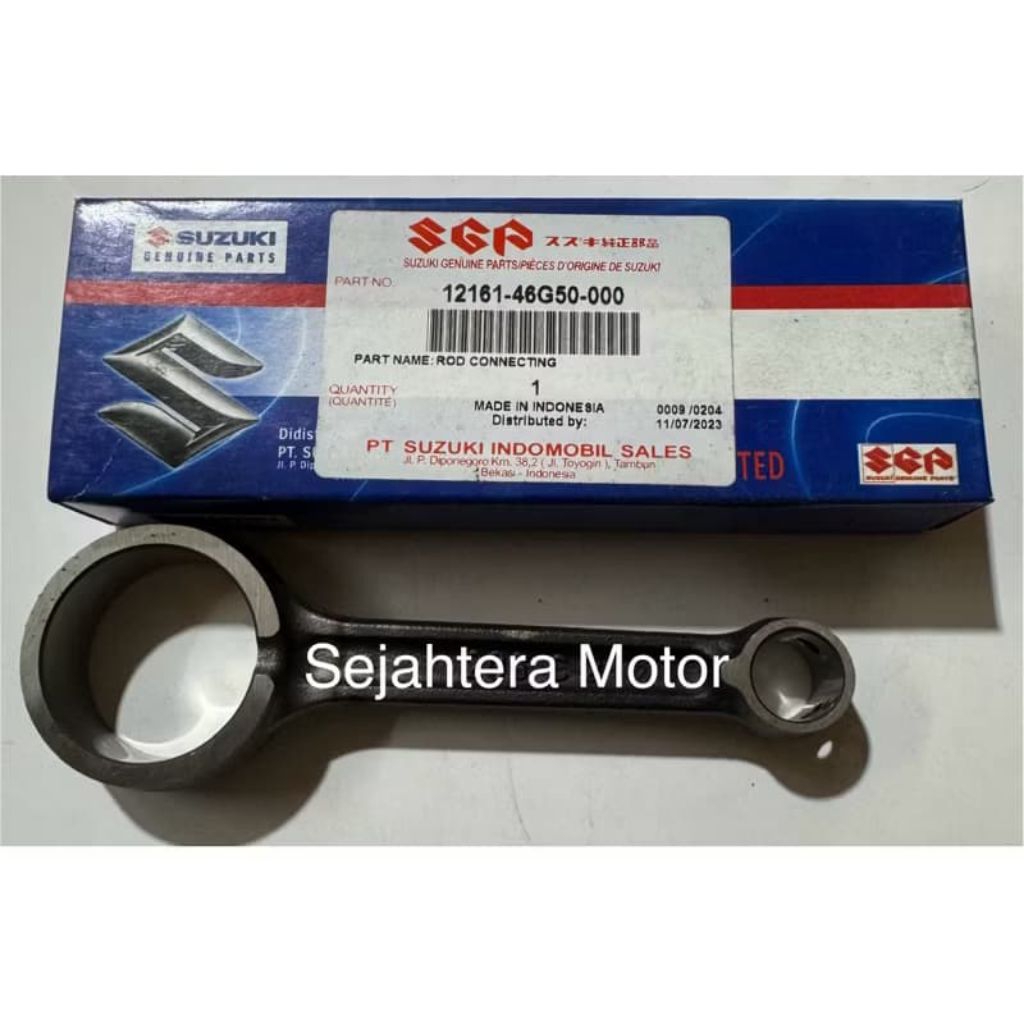 Stang Seher (Rod Kit Connecting)/Tiang Sokar asli SUZUKI SGP SPIN/ SKYWAVE 12161-46G50-001