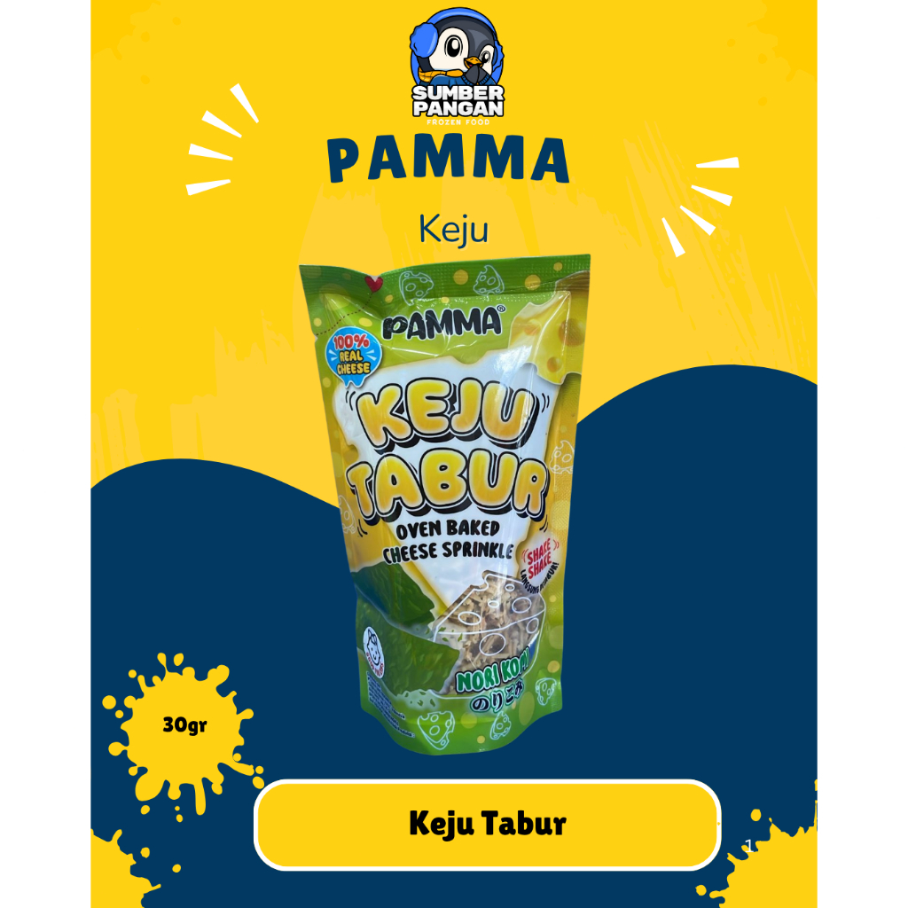 

Pamma Keju tabur 30gr (penyedap makanan)