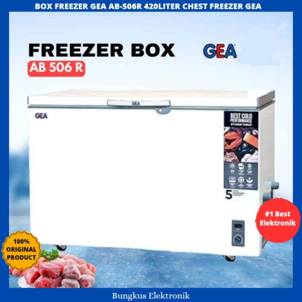 BOX FREEZER GEA AB-506R 420LITER CHEST FREEZER GEA AB-506