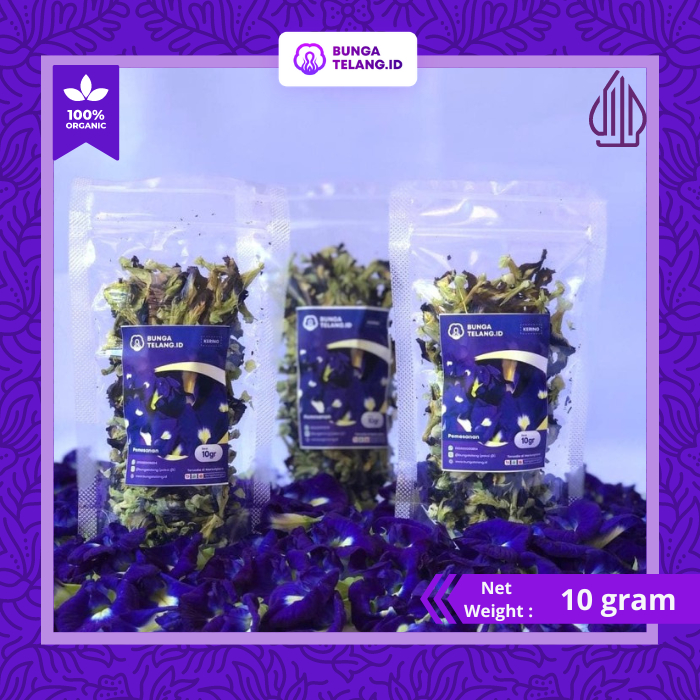 

Teh telang 10 gram kering by Bunga Telang ID | Organik 100% - PIRT