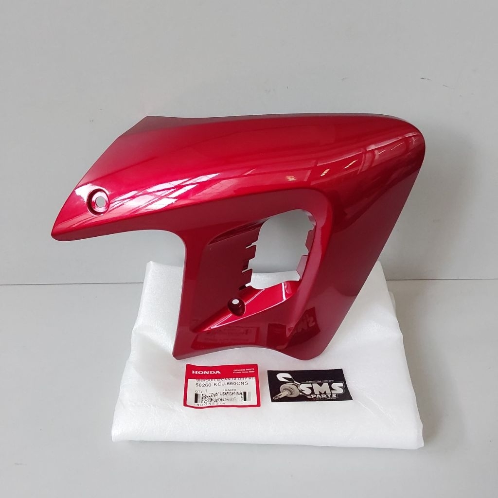 Shroud R Sayap Tangki Cover Tangki Kanan Merah Maroon Tiger Revo Pertama (2006 - 2008) 50260 KCJ 660