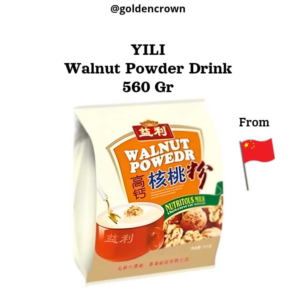 

YILI Walnut Powder Drink / Minuman Serbuk dengan Kacang Kenari 560g