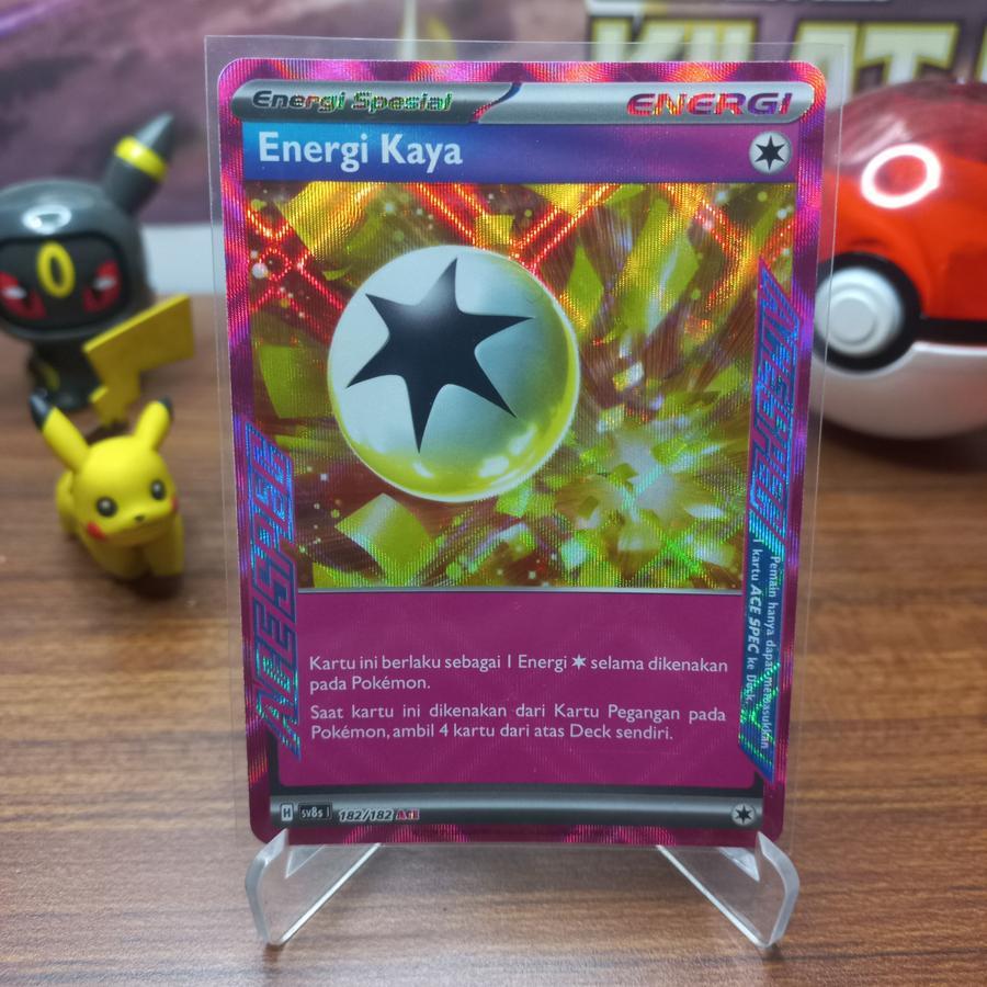 Energi Kaya ACE SPEC SV8s 182/182 - Kartu Pokemon TCG Indonesia Kilat Rasi Original