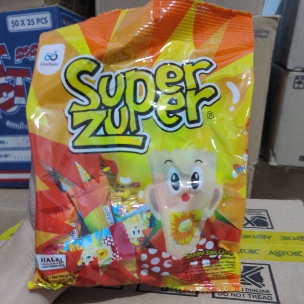 

Permen Super Zuper ✓ assorted sour candy✓ 40 pcs