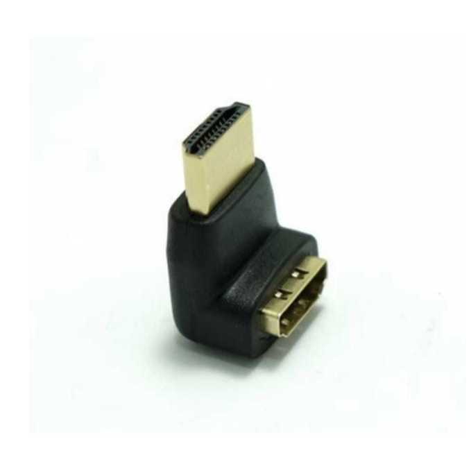 RG6107 jack converter hdmi to hdmi model L male to female buat tv by PCM LTC GLODOK