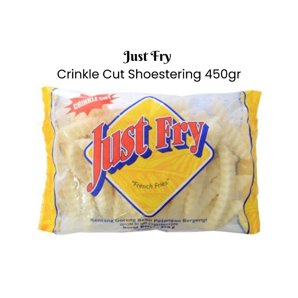 

Just Fry Kentang Goreng | Shoestring Crinkle Cut | kentang keriting