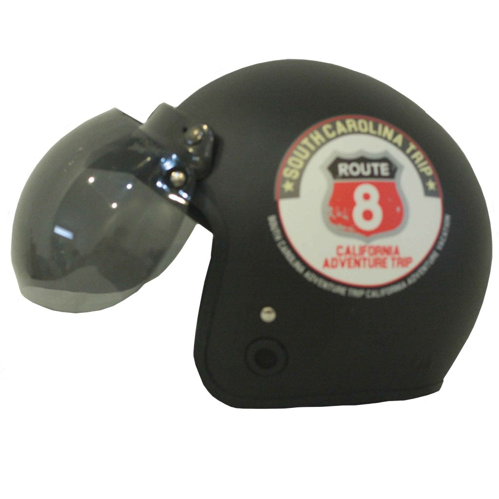 HELM BOGO / WEST HELM RETRO ROUTE 8 - VISOR BSTAR CEMBUNG Model BOGO