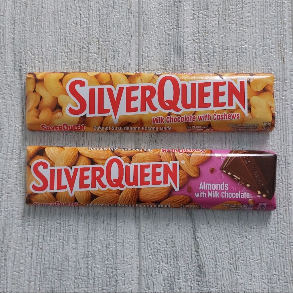 

Silverqueen Milk Chocolate Almond & Cashew 55 gr
