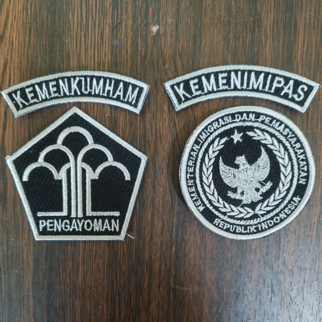 BORDIR LOGO KEMENKUMHAM || KEMENIMIPAS
