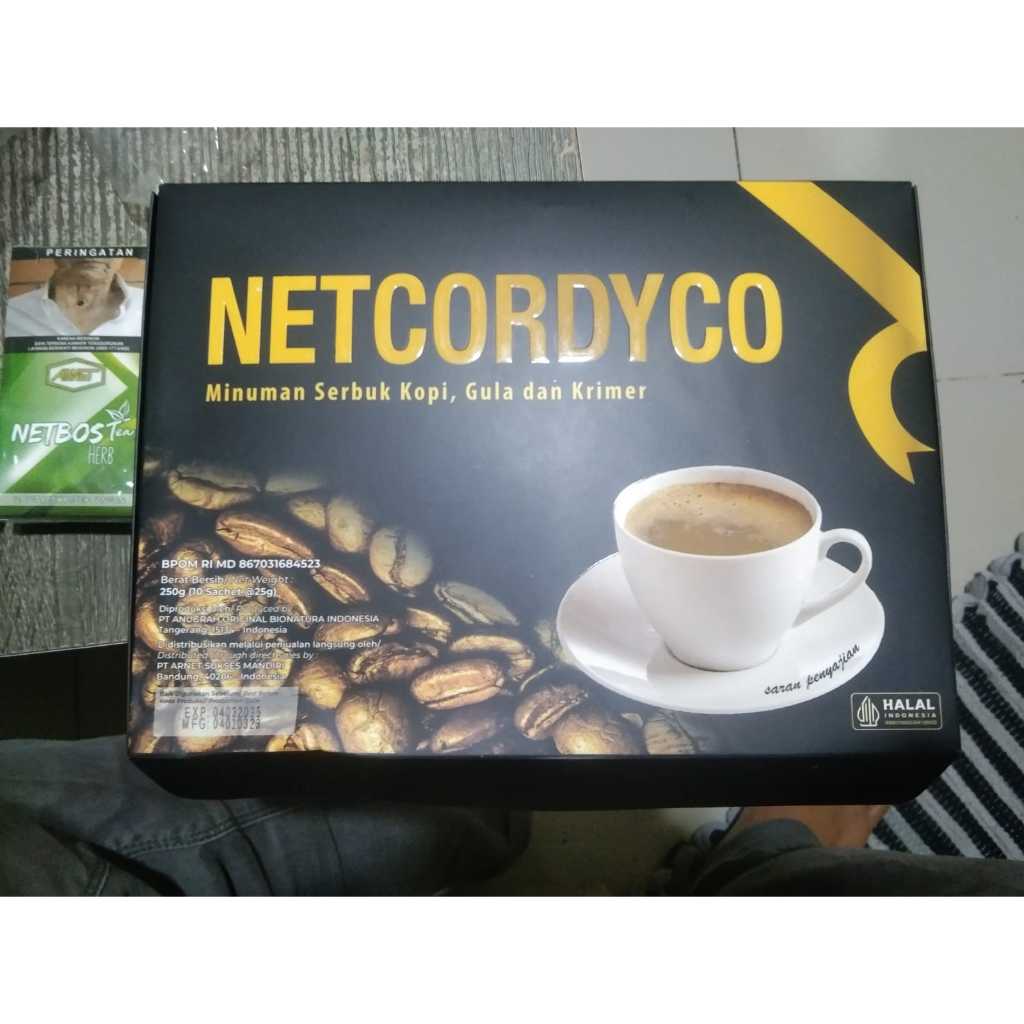 

[KEMASAN BARU] NETCORDICO KORDIKO KOPI ISI 10 SACHET ORIGINAL 100%