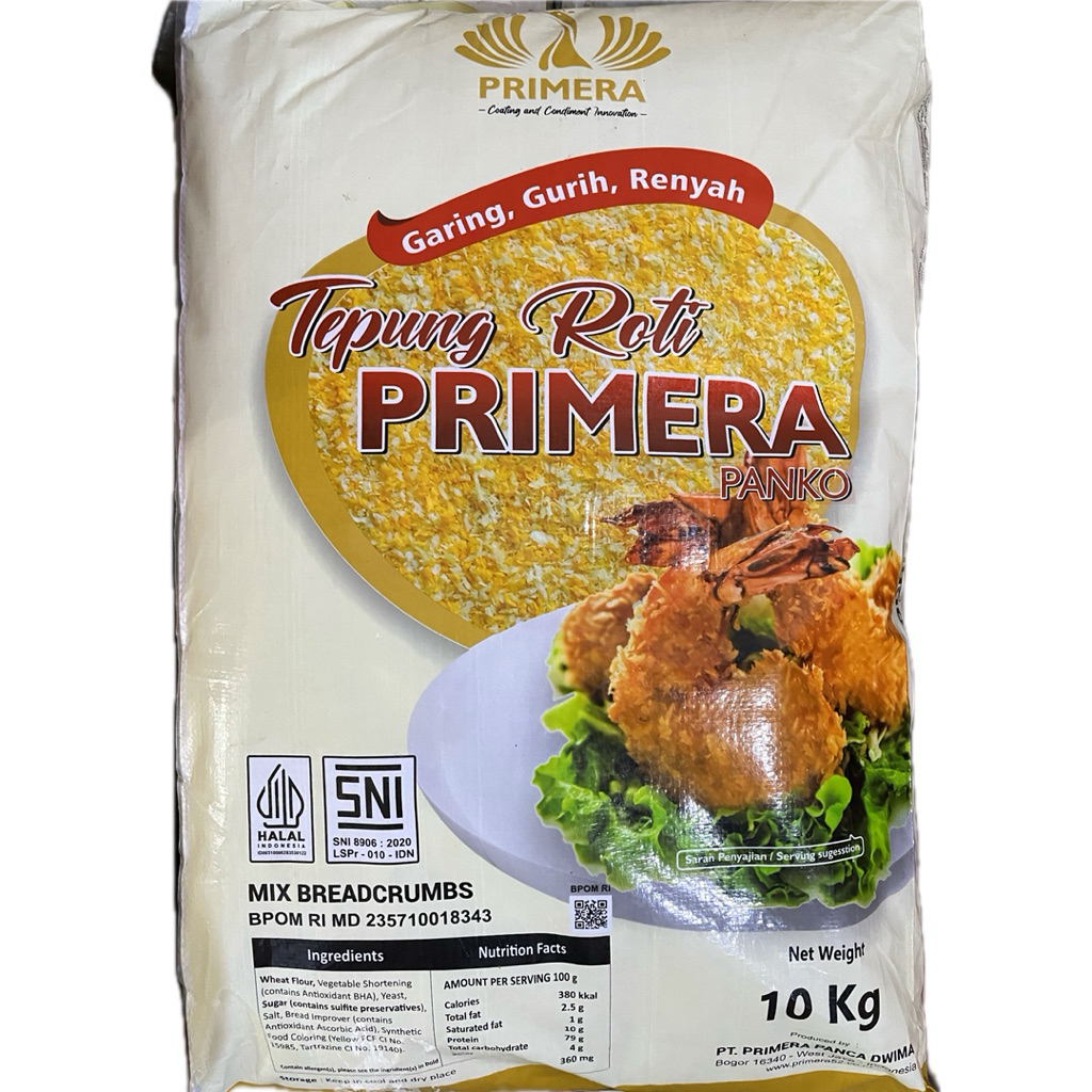 

Tepung Roti / Tepung Panir Primera Mix 10kg