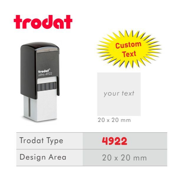 

Stempel Otomatis Printy 4922 / Custom Design