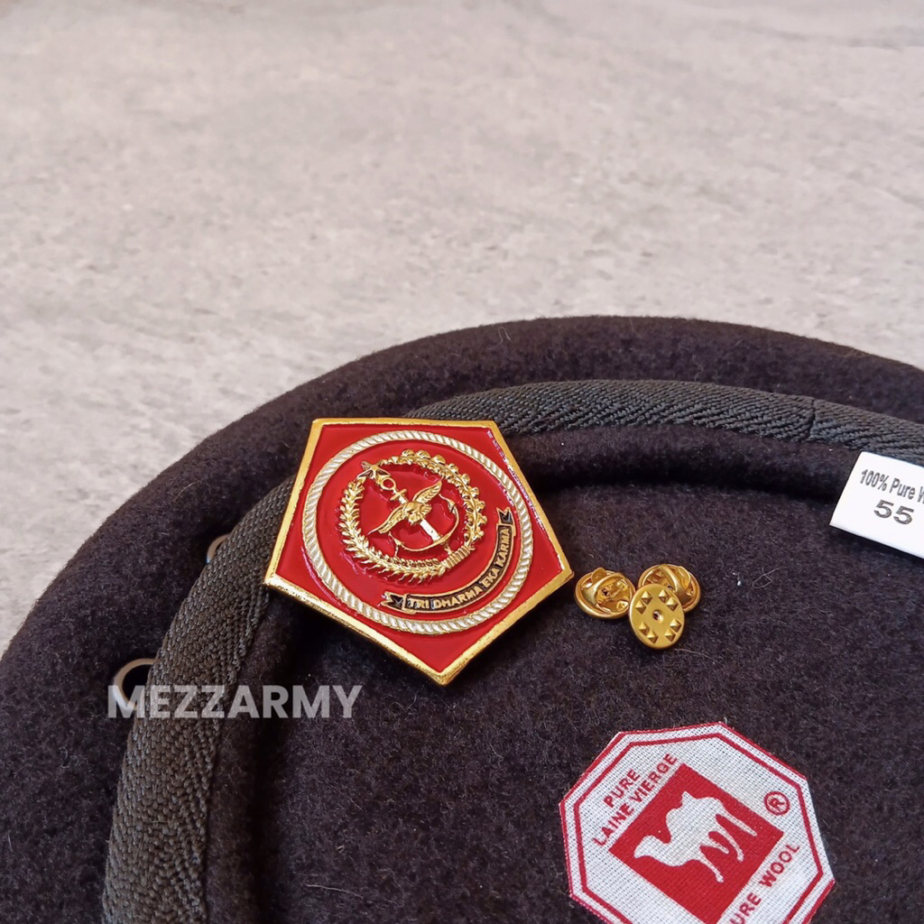 TOPI BARET DAN EMBLEM BARET MABES TNI