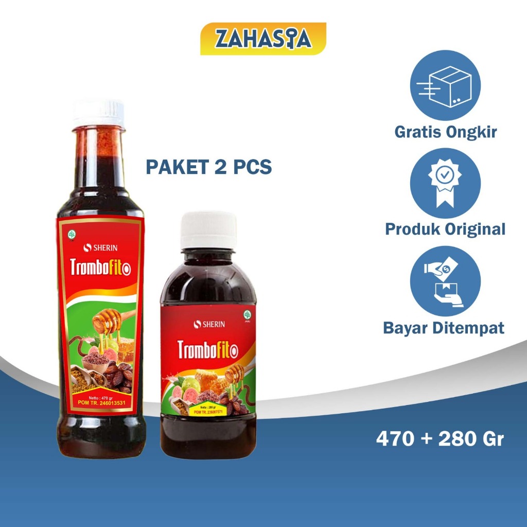 

Jual Modal - Trombofito Madu Sari Kurma Paket 280g + 470g