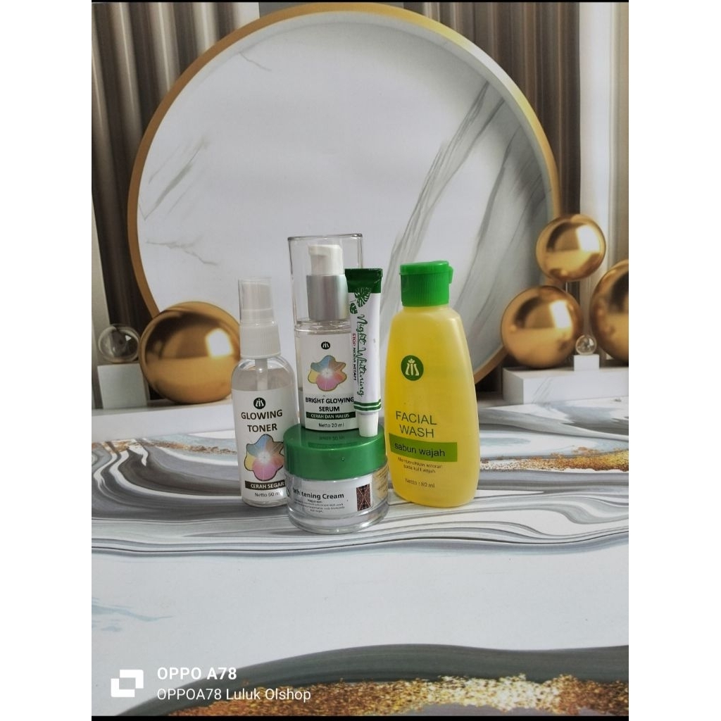 liz skin - liz skincare paket glowing paket 5in1