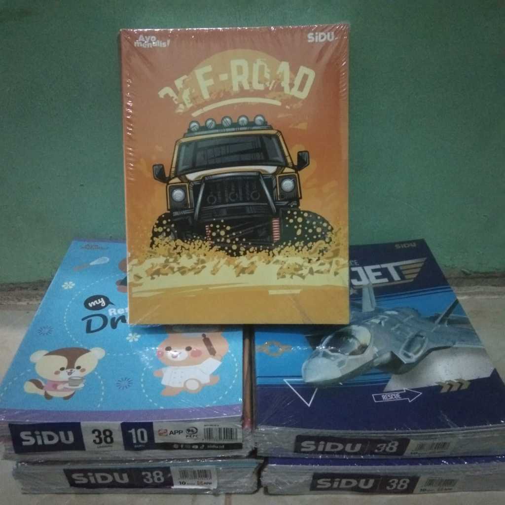 

Buku Tulis [10PCS] SIDU 38 Lembar 1Pack