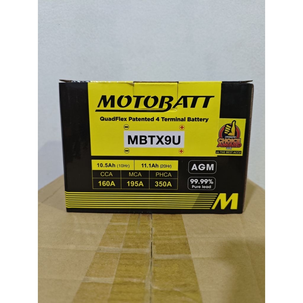 Aki Motobatt MBTX9U / YT12A-BS / YTX9 /MTX9A / YT12ABS