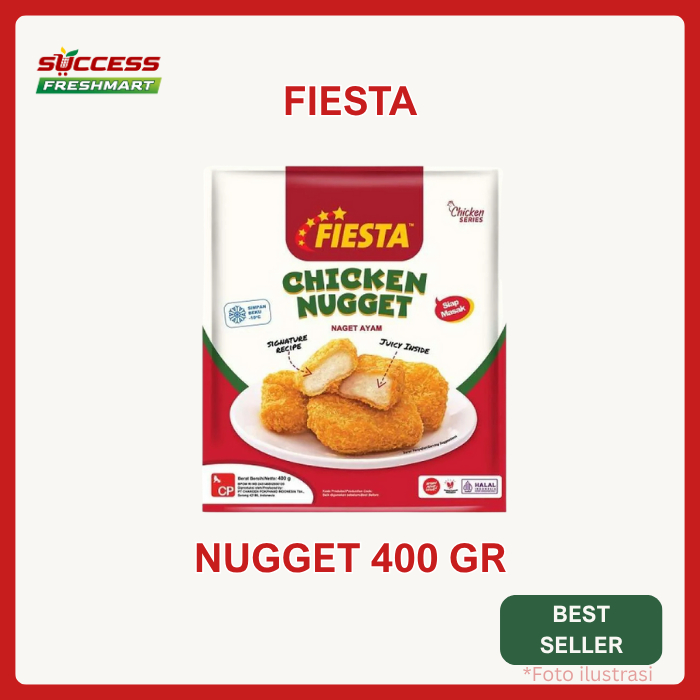 

fiesta chicken nugget 400 gram