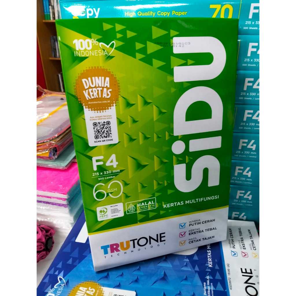 

60 GRAM HVS SIDU F4 60 GR