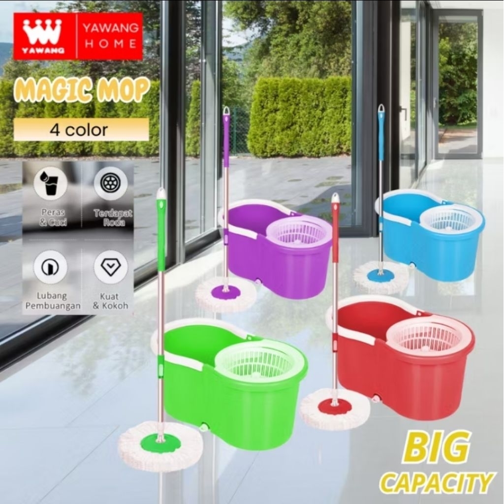 Kain Pel Lantai Ultra MOP Refill MOP / TONGKAT REFILL HANDLE + KAIN SPIN MOP