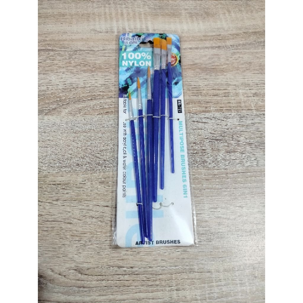 

Kuas Set Bibaile Isi 6pcs
