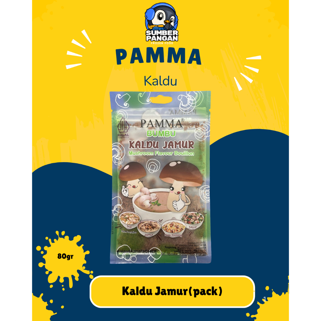 

Pamma Kaldu Jamur 80gr&40gr (pack)
