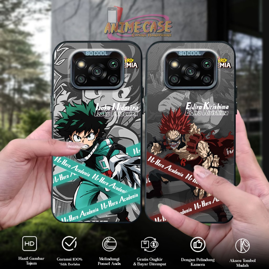 Premium Matte POCO X3 X3 NFC X3 PRO Motif ACADMI Hard Casing Hp Anime Case Case Socool IMD Softcase 