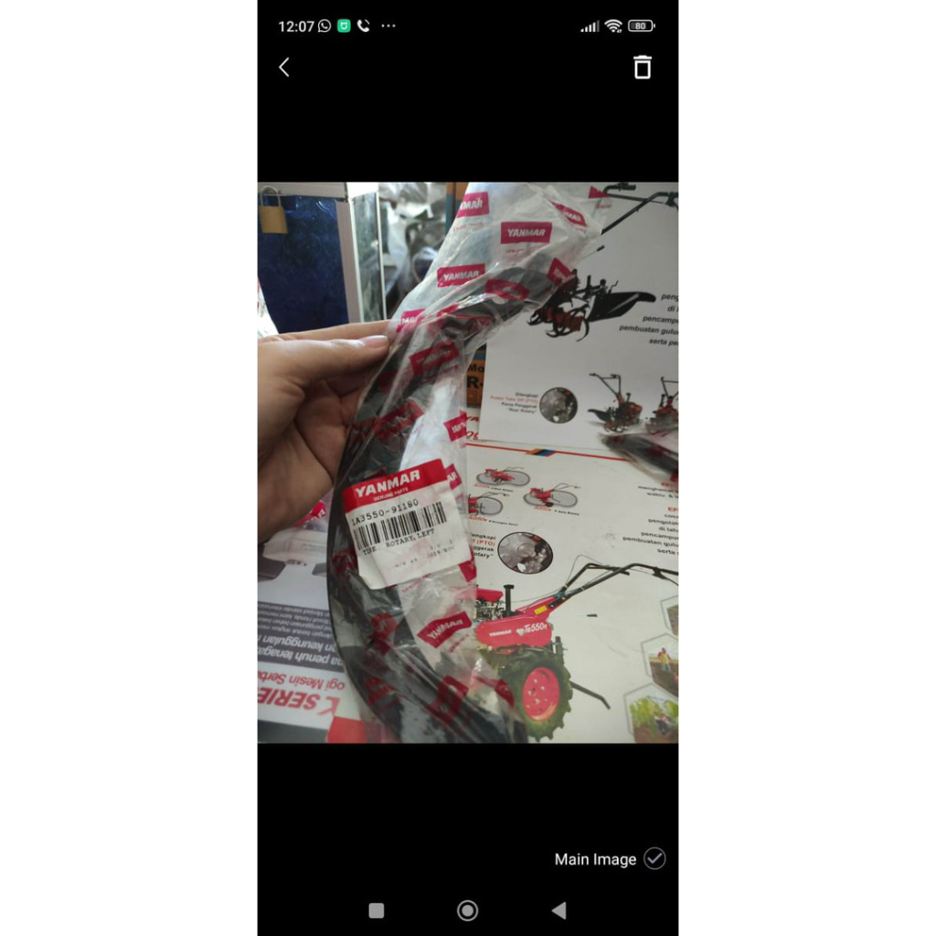 Rotary Blade yanmar Te 550 n TE 550 ex original yanmar