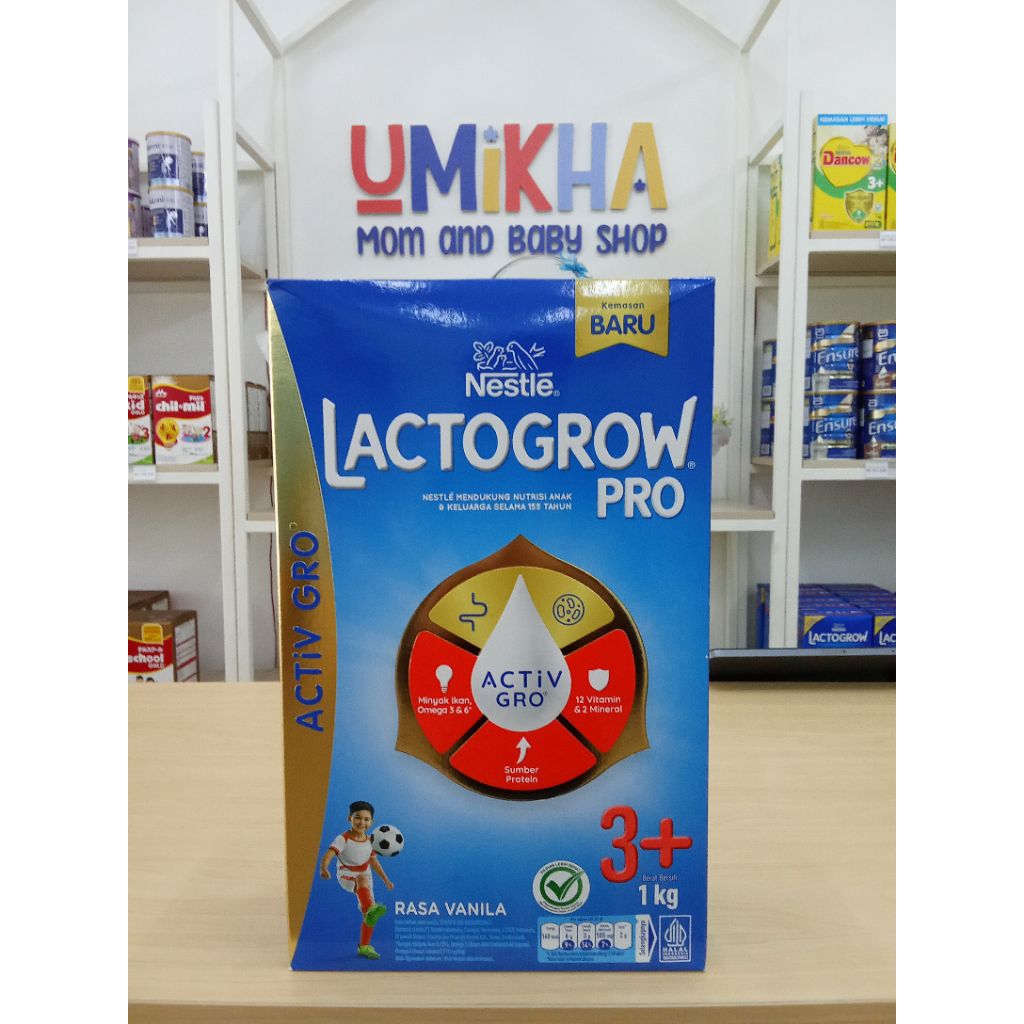 

LACTOGROW PRO ACTIV GRO 3+ - 1KG VANILA