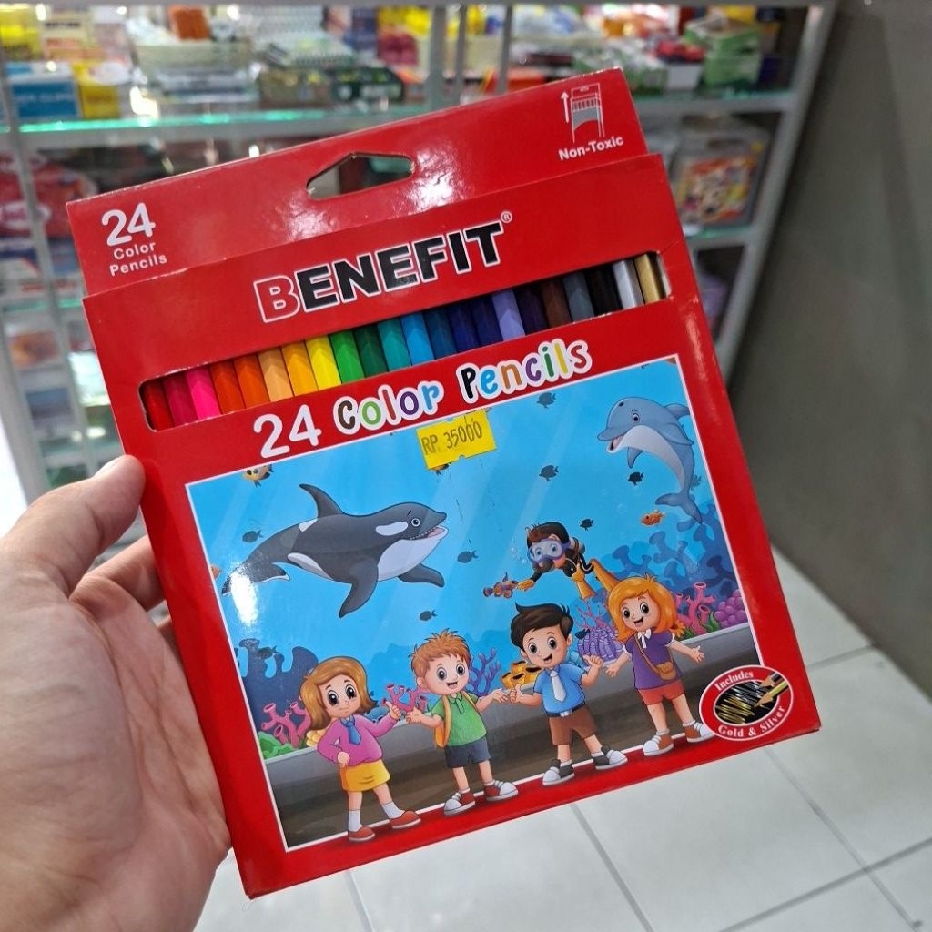 

Pensil Warna // Color Pencil // BENEFIT 24 Warna