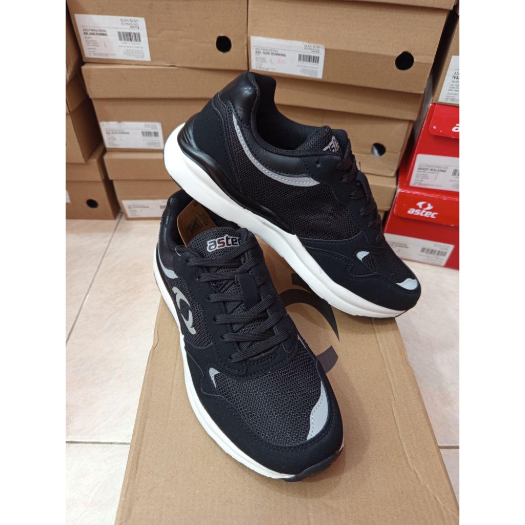 Astec Man Shoes/ Sepatu Astec Pria Hitam Size 43 44