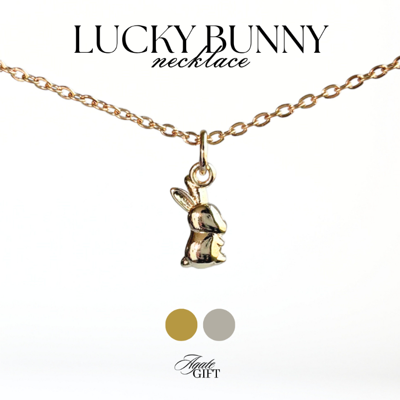 Lucky Bunny Necklace - Kalung Kelinci - Titanium 18K Gold Filled