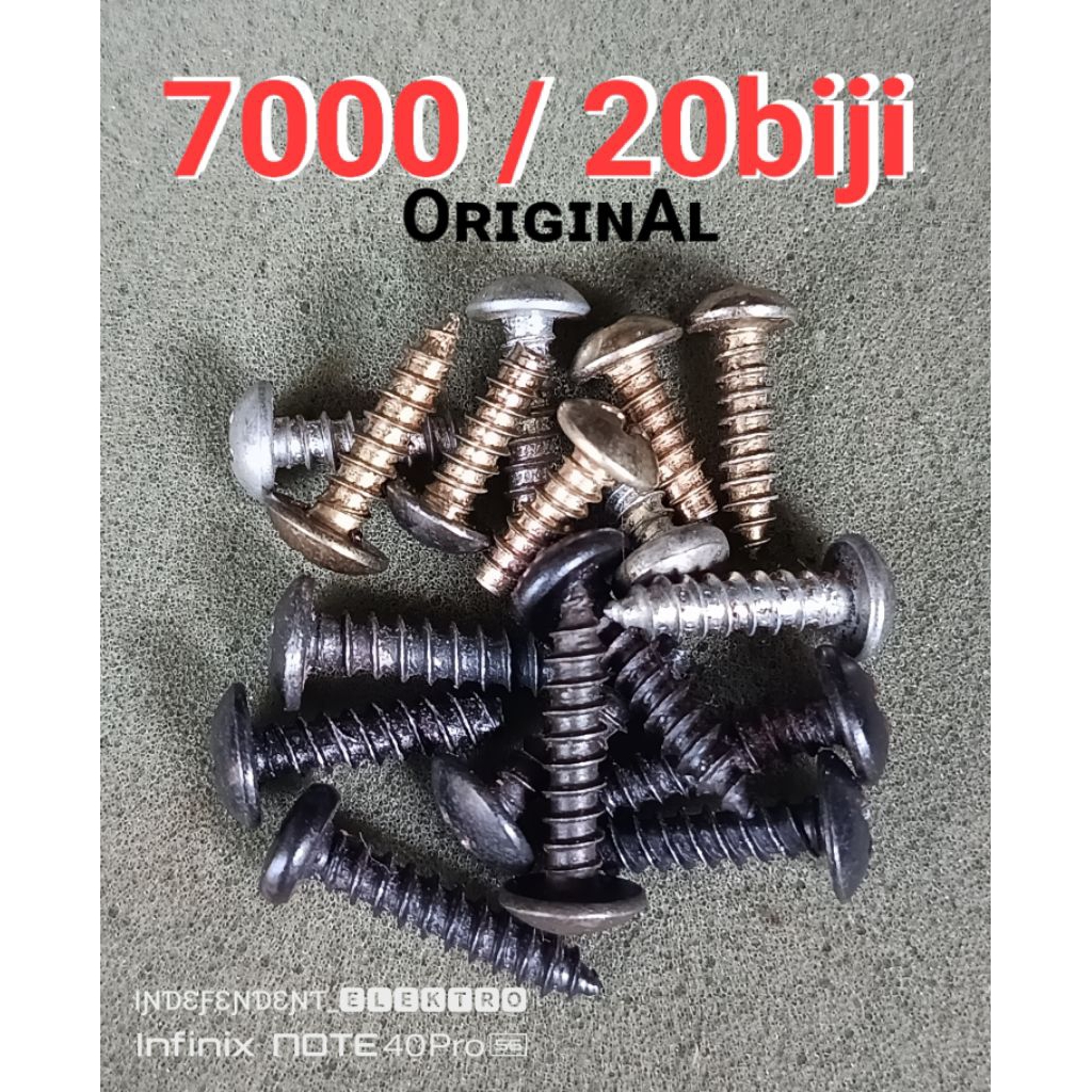 Baut casing tv   Baut casing tv 20biji   Baud tv  Baut casing tv   Baut speaker    sekrup casing tv