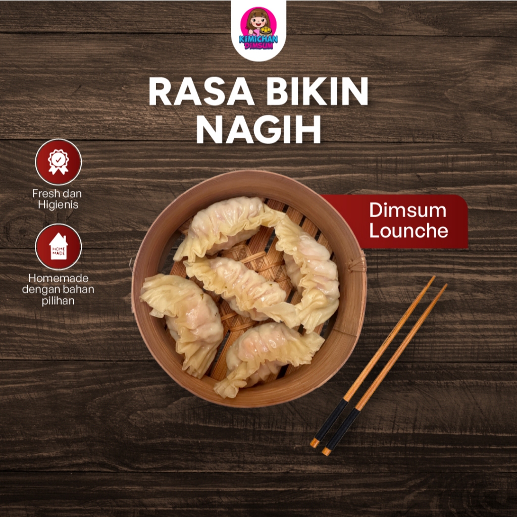 

Lounche Ayam Frozen Food Kuotie Ayam Mix Daging Beku / Kukus Halal isi 10pcs by Kimichan Dimsum